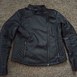 Faux leather jacket